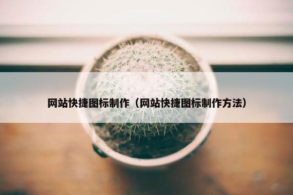 网站快捷图标制作（网站快捷图标制作方法）