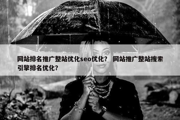 网站排名推广整站优化seo优化？ 网站推广整站搜索引擎排名优化？