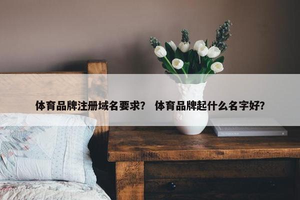 体育品牌注册域名要求？ 体育品牌起什么名字好？