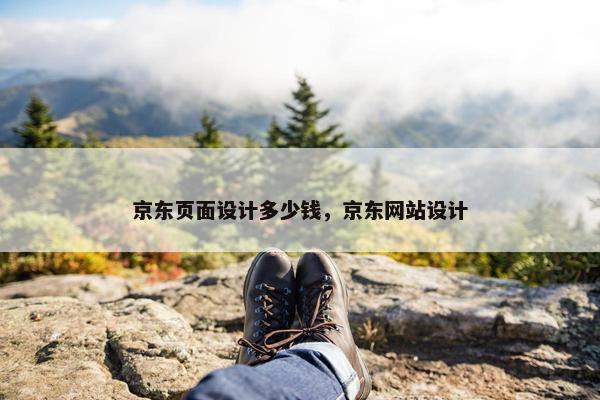 京东页面设计多少钱，京东网站设计