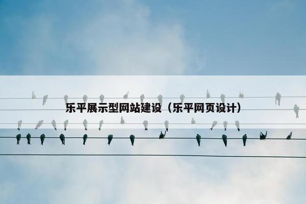 乐平展示型网站建设（乐平网页设计）