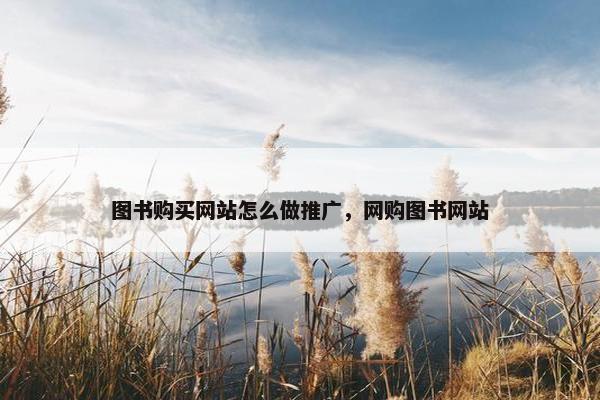图书购买网站怎么做推广，网购图书网站