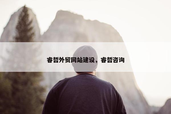睿哲外贸网站建设，睿哲咨询