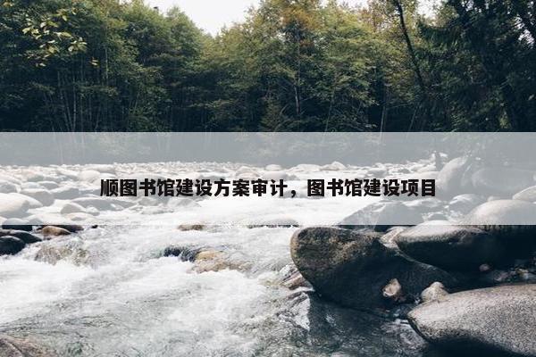 顺图书馆建设方案审计，图书馆建设项目