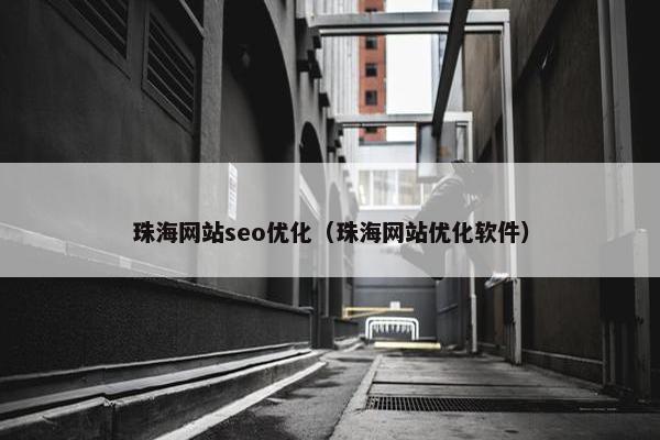 珠海网站seo优化（珠海网站优化软件）