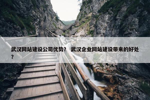 武汉网站建设公司优势？ 武汉企业网站建设带来的好处？