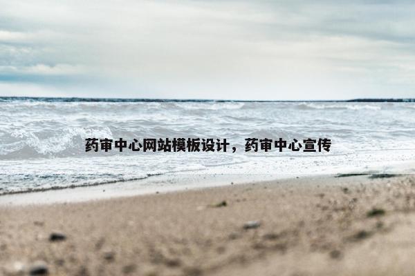 药审中心网站模板设计，药审中心宣传