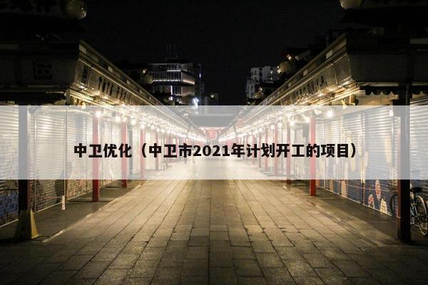 中卫优化（中卫市2021年计划开工的项目）