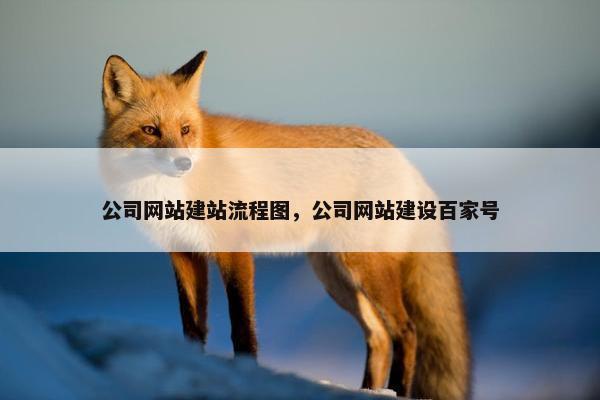 公司网站建站流程图，公司网站建设百家号