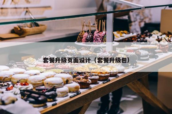 套餐升级页面设计（套餐升级包）