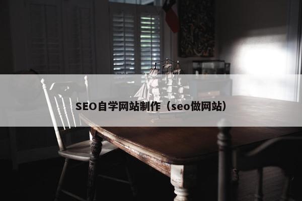 SEO自学网站制作（seo做网站）