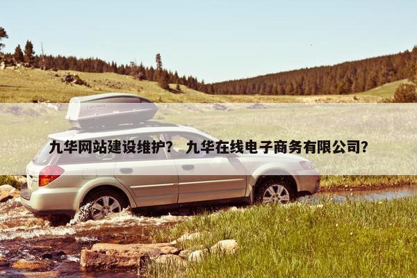 九华网站建设维护？ 九华在线电子商务有限公司？