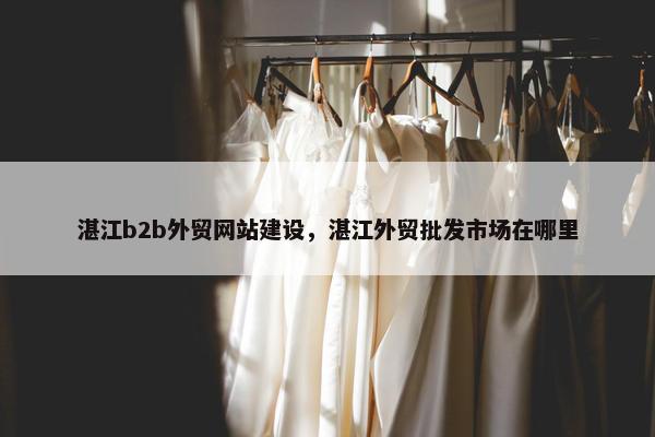 湛江b2b外贸网站建设，湛江外贸批发市场在哪里