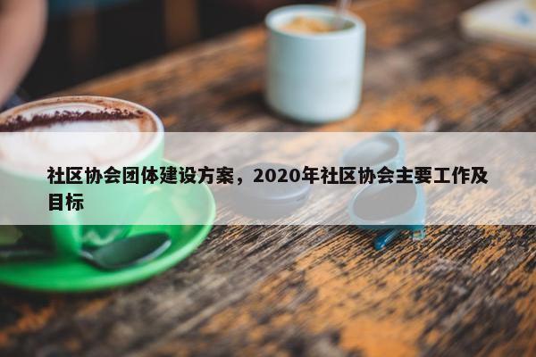 社区协会团体建设方案，2020年社区协会主要工作及目标
