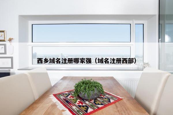 西乡域名注册哪家强（域名注册西部）