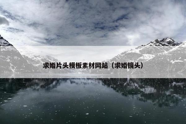 求婚片头模板素材网站（求婚镜头）