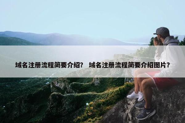 域名注册流程简要介绍？ 域名注册流程简要介绍图片？