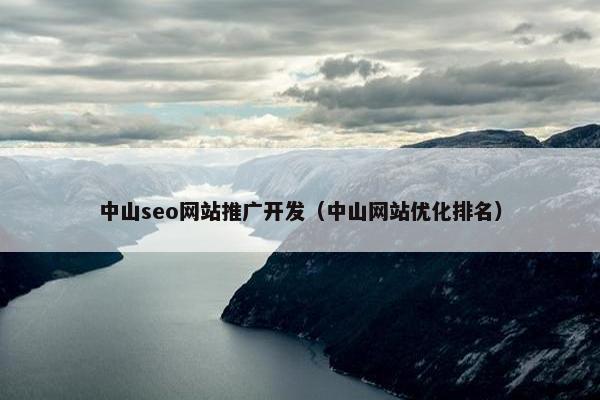 中山seo网站推广开发（中山网站优化排名）