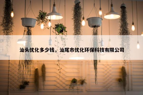 汕头优化多少钱，汕尾市优化环保科技有限公司