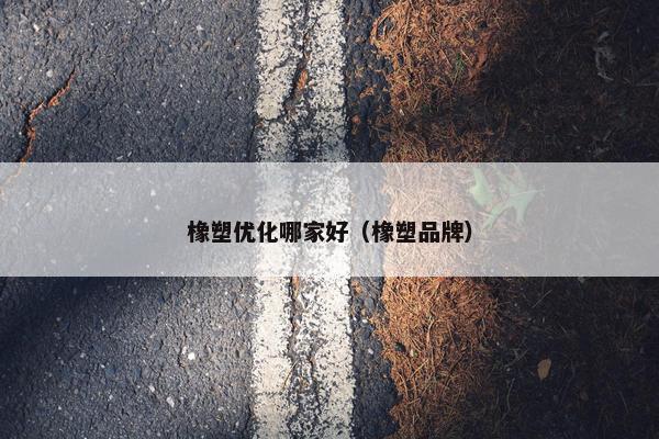 橡塑优化哪家好（橡塑品牌）
