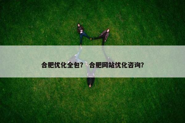 合肥优化全包？ 合肥网站优化咨询？