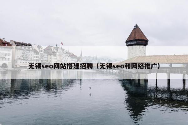 无锡seo网站搭建招聘（无锡seo和网络推广）