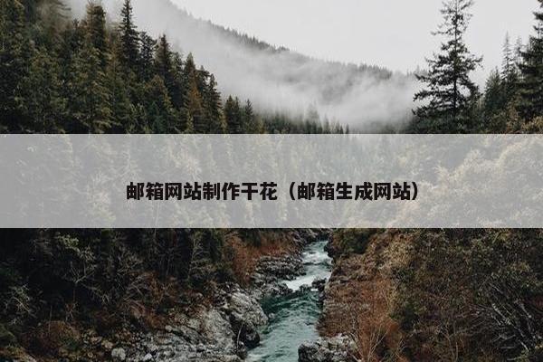 邮箱网站制作干花（邮箱生成网站）