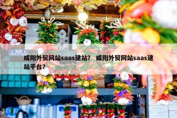 咸阳外贸网站saas建站？ 咸阳外贸网站saas建站平台？
