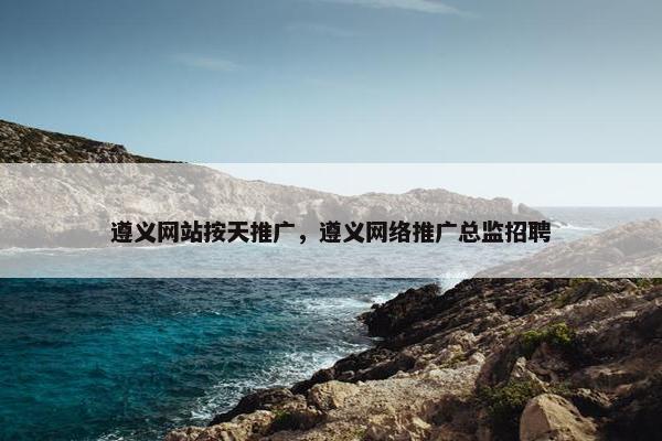 遵义网站按天推广，遵义网络推广总监招聘