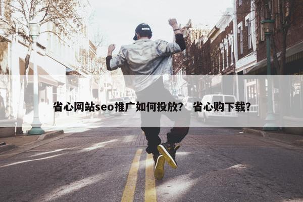 省心网站seo推广如何投放？ 省心购下载？
