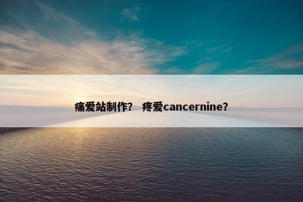 痛爱站制作？ 疼爱cancernine？