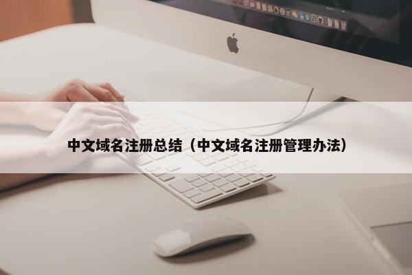 中文域名注册总结（中文域名注册管理办法）
