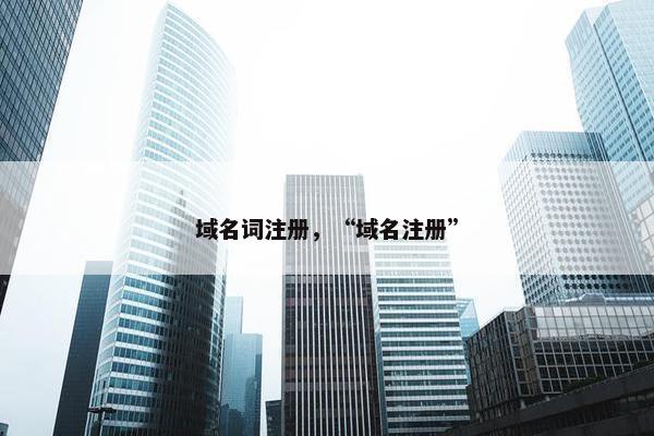 域名词注册，“域名注册”