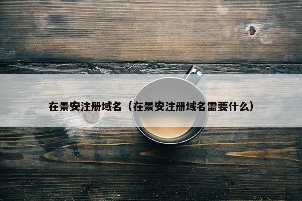 在景安注册域名（在景安注册域名需要什么）