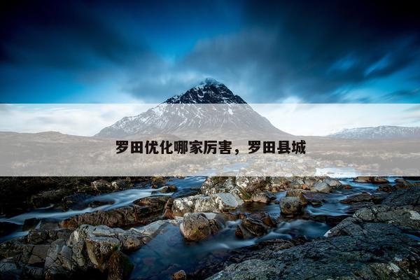 罗田优化哪家厉害，罗田县城