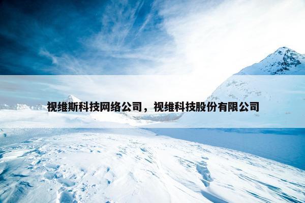 视维斯科技网络公司，视维科技股份有限公司