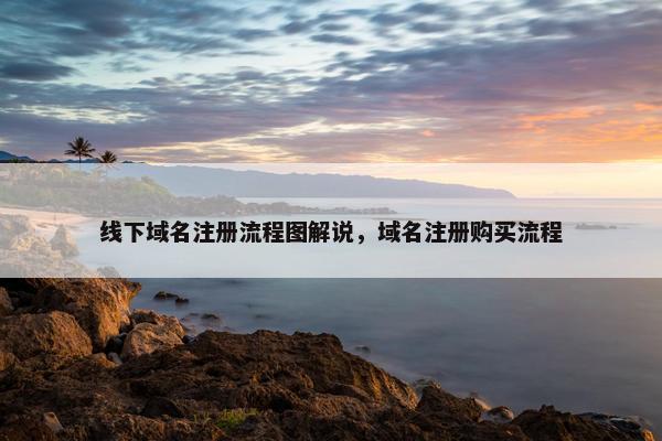 线下域名注册流程图解说，域名注册购买流程