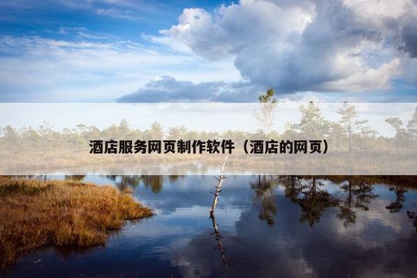 酒店服务网页制作软件（酒店的网页）