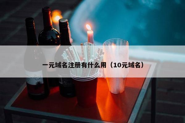 一元域名注册有什么用（10元域名）
