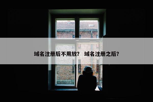 域名注册后不用放？ 域名注册之后？