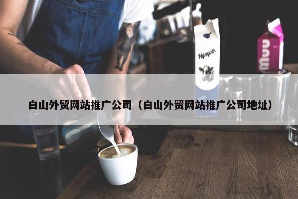 白山外贸网站推广公司（白山外贸网站推广公司地址）