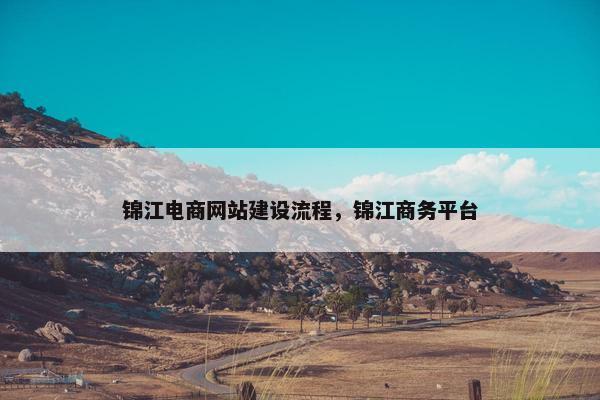 锦江电商网站建设流程，锦江商务平台