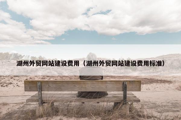 湖州外贸网站建设费用（湖州外贸网站建设费用标准）