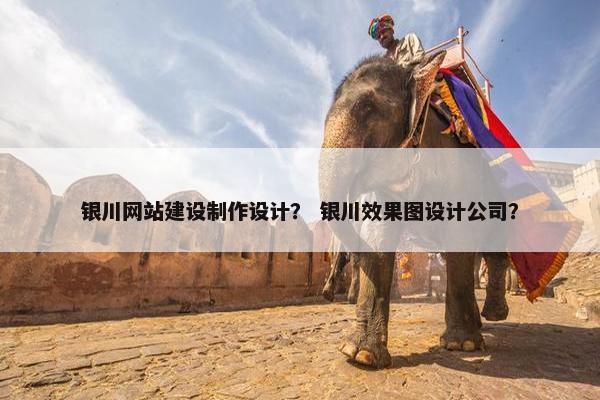 银川网站建设制作设计？ 银川效果图设计公司？