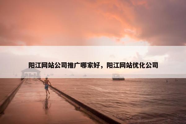 阳江网站公司推广哪家好，阳江网站优化公司
