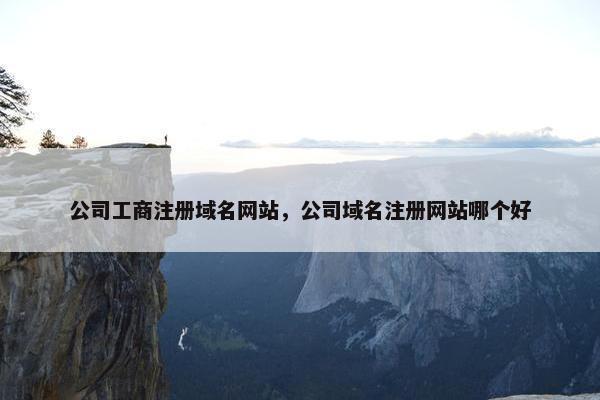 公司工商注册域名网站，公司域名注册网站哪个好