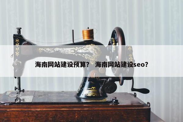 海南网站建设预算？ 海南网站建设seo？