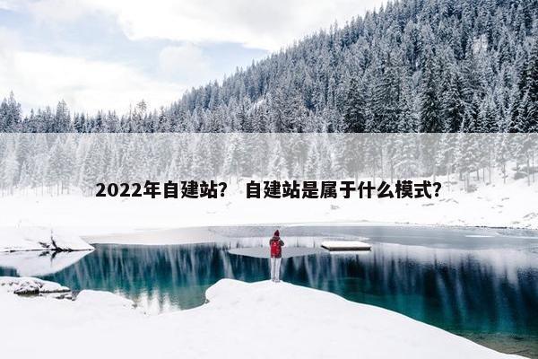 2022年自建站？ 自建站是属于什么模式？