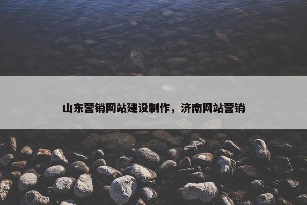 山东营销网站建设制作，济南网站营销