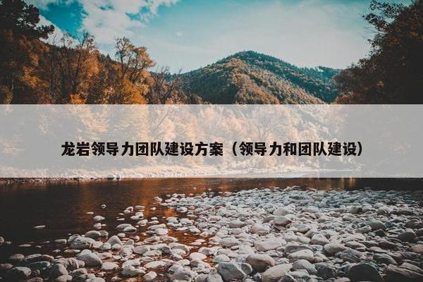 龙岩领导力团队建设方案（领导力和团队建设）